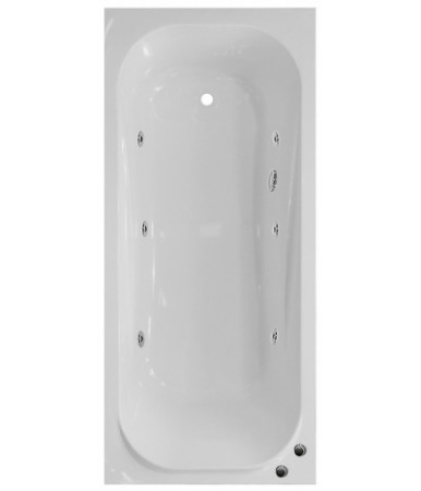 Ванна Эстет Альфа 180x80 с гидромассажем