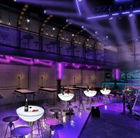 Стол светящийся круглый на металическом основании 60х60х76 Стол светящийся круглый на металическом основании 60х60х76