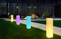 Светильник Колонна 30х80  питание от АКБ, RGB Светильник Колонна 30х80  питание от АКБ, RGB