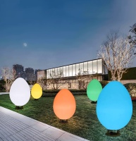 Светильник Яйцо 65х110 солнечная батарея, RGB Светильник Яйцо 65х110 солнечная батарея, RGB